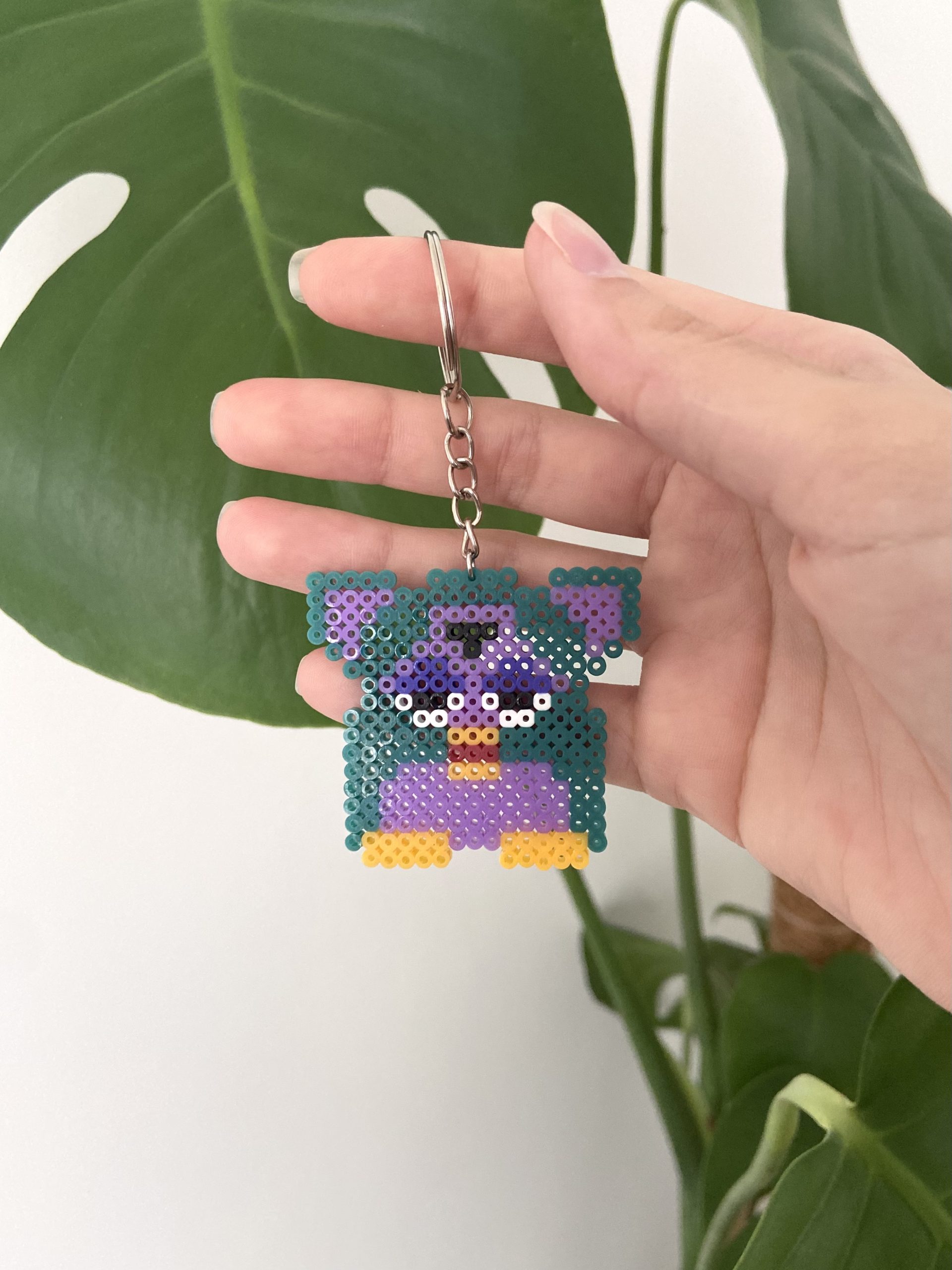 Porte-clés pixel art créature interactive rétro – Image 2