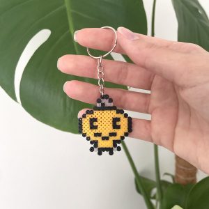 Porte-clés pixel art créature virtuelle