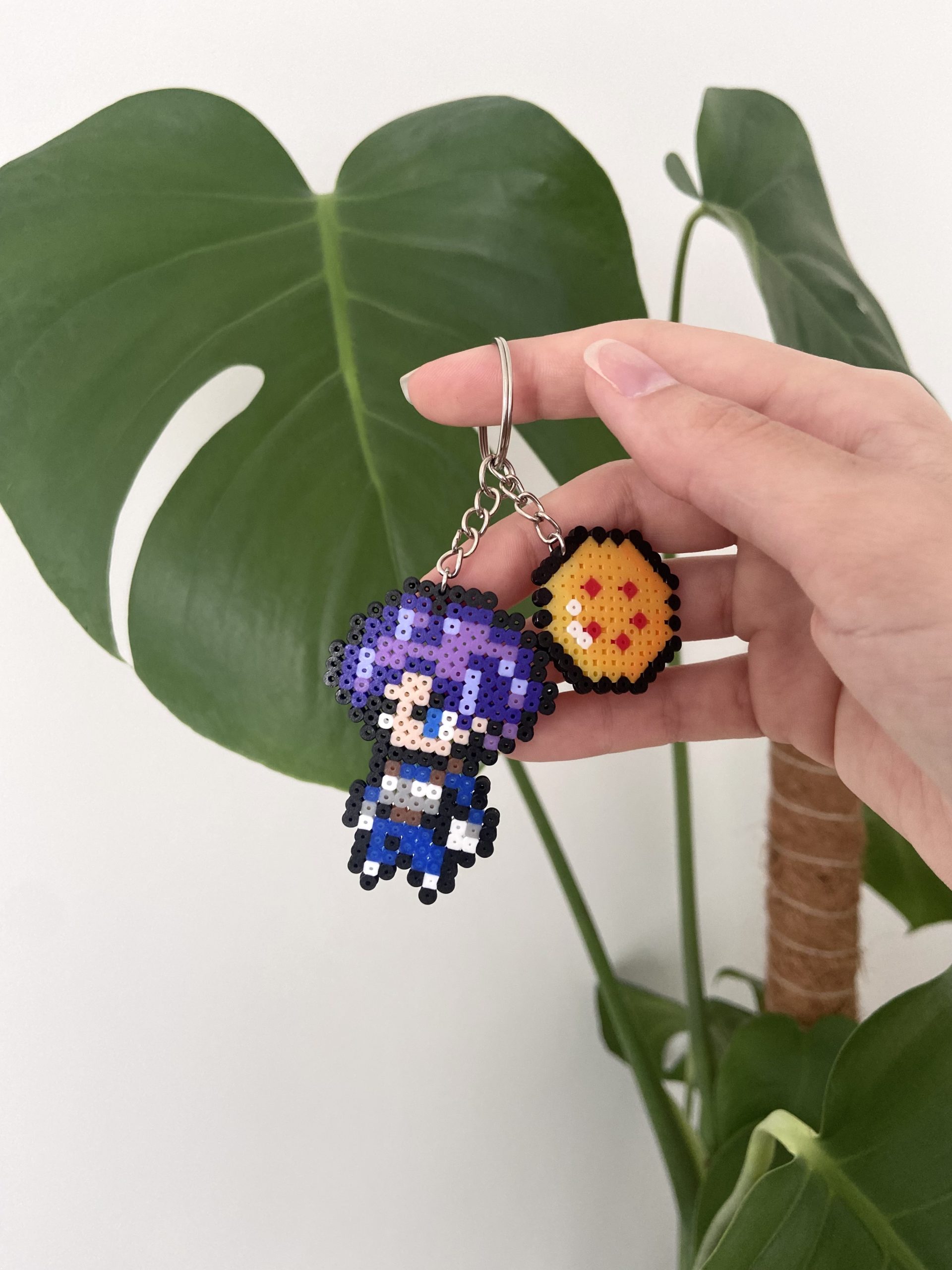 Porte-clés pixel art Trunks – Image 2